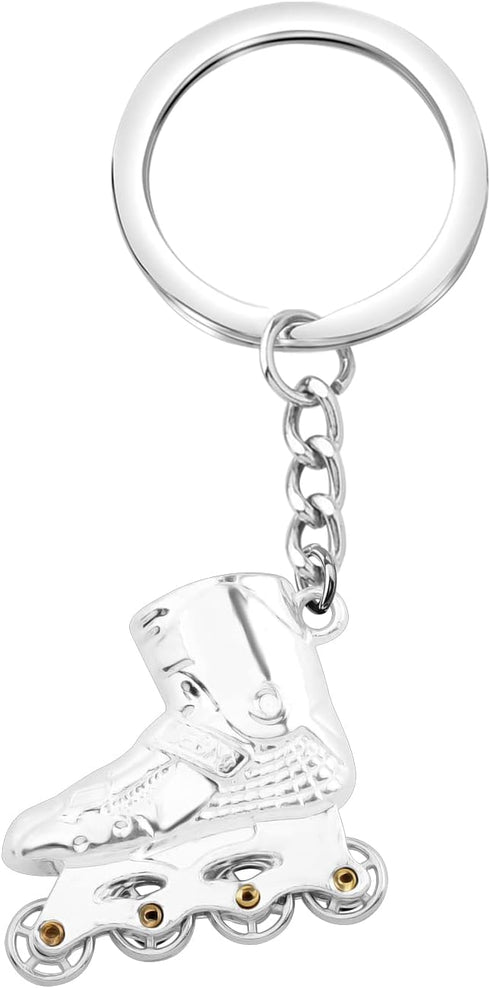 BNQL Roller Skate Gifts Keychain Roller Skating Gifts Roller Skater Gift for Skating Lover Team Gifts Roller Skates Key ring (roller skate keychai...