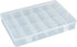 2 Packs 30 Large Grids Sewing Thread Organizer Storage Box,with Adjustable Dividers,Clear Plastic Container Holder for Embroidery,Washi Tape...