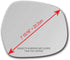 New Replacement Mirror Glass with Full Size Adhesive for 2003-2009 Toyota 4Runner Lexus GX470 Passenger Side View Right RH...