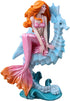 Aquarium Ornament - Seahorse Mermaid Decorations,Fish Tank Supplies Accessories,Mermaid Gifts for Girls, Mediterranean Princess Statue Home Decora...