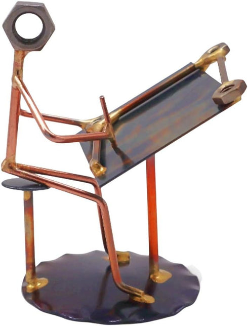 Draftsman Collectible Handmade Metal Art Figurine, Desk Accessories, Trophy, Boss Gift, Office Décor, Business Professional...