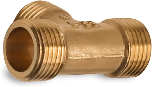 Tee Pipe Fitting T Pipe Connector Brass Tee Equal Tee 1/2" male x 1/2" male x 1/2" male Plumbing Tee for Repair 3 Way Pipe Fitting...