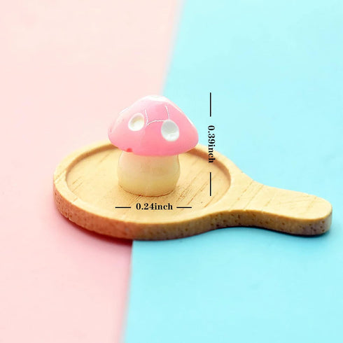 Acantha Mushroom Garden Decor Mini Fairy Yard Ornaments Mini Mushrooms for Fairy Garden DIY Craft for Bonsai,Landscape,Home Decoration(50Pcs)...
