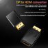 2Pcs DisplayPort to HDMI Adapter Converter Display Port Male DP to HDMI Female HD TV Cable Adapter Video Audio for PC TV Zuya-05 0...