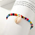 O Jeweky Beach Beads Anklets Multi-colored Shell Ankle Bracelets Chain Foot Jewelry for Women...