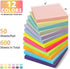 Sticky Notes, 12 Pads, 3x3 inches, Colorful Self-Stick Note Pads, Perfect for Office, Study, and Daily Life Organization - Soft Pastel...