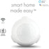 Globe Electric Wi-Fi Smart Motion Detector, No Hub Required, Battery Operated, White,50026...