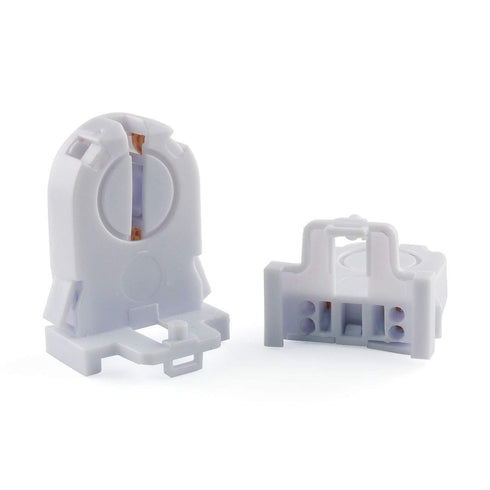 E-outstanding T8 Lamp Holder 12PCS T8 Non-Shunted Turn Type UL Socket Tombstone Lampholder...