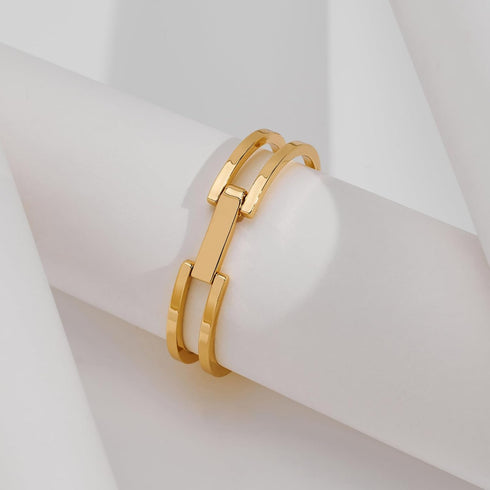 Gold Bangles Bracelets for Women - Chunky Bracelet Jewelry Gifts for Women...