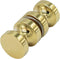 CKB Double Sided Shower Glass Door Knob, Polished Gold Finish with Solid 304 Stainless Steel Door Handle Pull for Bathroom. Compatible with 5/16" ...