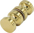 CKB Double Sided Shower Glass Door Knob, Polished Gold Finish with Solid 304 Stainless Steel Door Handle Pull for Bathroom. Compatible with 5/16" ...