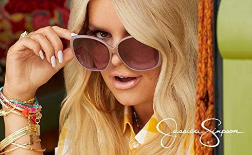 Jessica Simpson Women's J5839 Oversized Butterfly Sunglasses...
