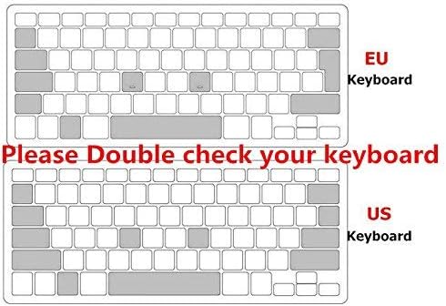 HRH Spanish Silicone Keyboard Cover Skin for MacBook Air 13,for MacBook Pro 13/15/17 (with or w/Out Retina Display, 2015 or Older Version),for iMa...