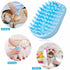 Soft Silicone Bristles Massage Grooming Brush for Dogs and Cats Soft Pet Shampoo Brush for Shedding Hair Pet Bathing Tool (Pink)...