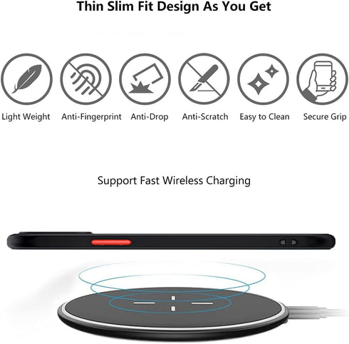 ZEZHOU Design for iPhone 11 Pro Max Phone Case, Shockproof Military Grade Drop Protection, Protective Hard Back Slim Translucent Matte Case for iP...