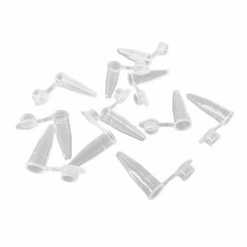 50 Pcs Centrifuge Tubes Bottom Tip Clear Plastic Test Tube Vials 0.2mL 0.5ML 1.5ML (0.2ml)...