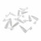 50 Pcs Centrifuge Tubes Bottom Tip Clear Plastic Test Tube Vials 0.2mL 0.5ML 1.5ML (0.2ml)...