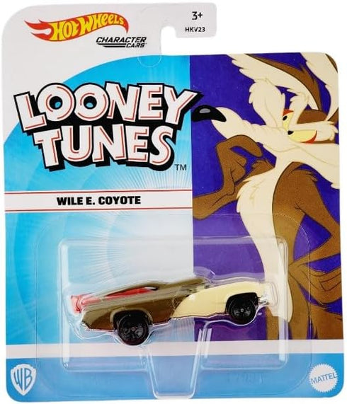 Hot Wheels Character Cars 1:64 Scale Looney Tunes (Wile E. Coyote 7/7)...