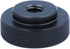 2 Pack 25mm Large Knurled Edge 1/4"-20 Female Thumb Wheel Lock Nut Adapter (Black)...
