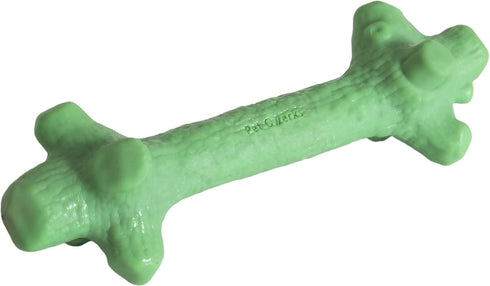 Pet Qwerks Nylon Stick BarkBone - Durable Dog Toys for Aggressive Chewers - Mint Flavor - 6"...
