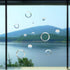 Ring and Circle Static Window Clings Anti Collision Window Decals for Bird Strikes, Glass Awareness Stickers, Stop Birds Flying into Windows, Set ...