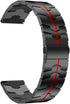 Compatible for Samsung Galaxy Watch 5 pro 45mm/4 Classic 46mm/42mm Band,Enamel Stainless Steel Metal Quick Release Watch Strap Compatible for Sams...