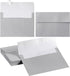 50 Pieces Metallic Color Self Seal Envelopes for Greeting Cards, Invitations, Postcards (Silver, 4x6)...