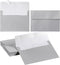 50 Pieces Metallic Color Self Seal Envelopes for Greeting Cards, Invitations, Postcards (Silver, 5x7)...