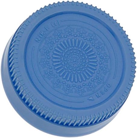 Fotodiox Designer (Blue) Rear Lens Cap Compatible with Nikon F-Mount Lenses (Non-AI, AI, AIS, AF, AFD, AFS, G, DX, FX)...