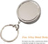3Pack Retractable Keychain Heavy Duty Badge Reel with Strong Metal Chain for Lanyards for ID Badges and Badge Card Holder with Retractable Clip fo...