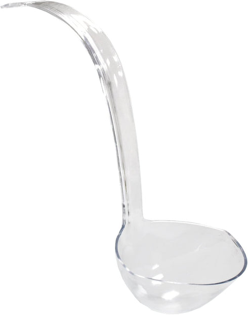 Party Essentials N512 Hard Plastic 5-Ounce Punch Bowl/Serving Ladle, 1-Count, Clear...