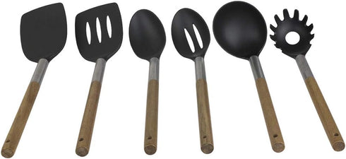 Home Basics KT41471 Pasta Server, Natural/Black...