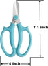 Gardening Scissor White Sharp Blade Alloy Steel Garden Shears for Cutting Flowers Trimming Plants of Yard Florist Rose Herb Hedge and Fruits Picki...