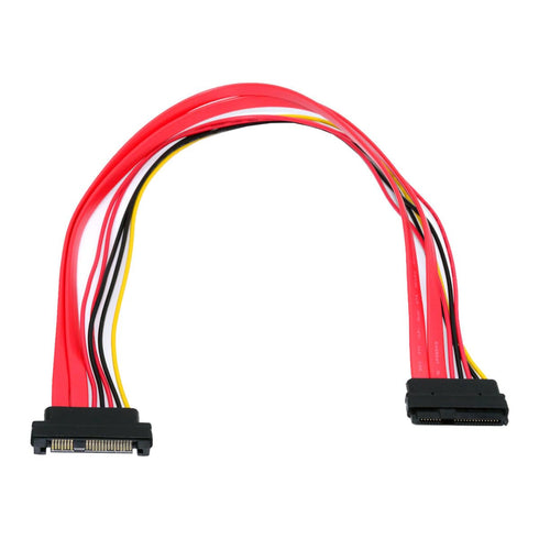 chenyang SFF-8482 Extension Cable SAS 29Pin SFF-8482 Male to SFF-8482 Female Hard Disk Drive Extension Cable 0.5m...