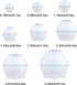 8Pcs Sphere Resin Molds Silicone, BABORUI Upgraded 3D Seamless Ball Shapes Silicone Molds for Resin Casting, Large Globe Epoxy Resin Molds for Hom...