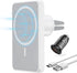 JoyGeek Magnetic Wireless Car Charger, Compatible with Mag-Safe Car Mount Charger for iPhone 14/13/12 Series, Car Air Vent Phone Holder Mount with...