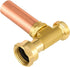 EFIELD C-240 Straight Copper Water Hammer Arrestor For Washing Machine, 3/4 Inch Swivel FHT x 3/4 Inch MHT...