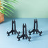 Artliving 4" Black Plastic Stand Cookie Holder Display Stand Place Card Holder Display Easels at Weddings, Birthday Party(24 Pack)...