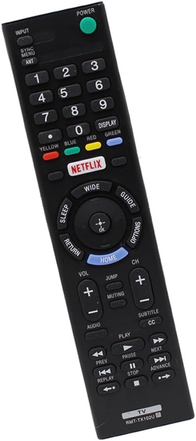 New Replaced RMT-TX102U Remote Control for Sony KDL-32W600D KDL-40W650D KDL-48W650D KDL32W600D KDL40W650D KDL48W650D...