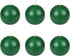 Zest Candle 6-Piece Ball Candles, 3-Inch, Hunter Green...