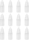 12pcs Eye Dropper Bottles, 10ml Plastic Squeezable Dropper Bottles, Eye Liquid Empty Bottles with Caps...