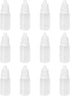 12pcs Eye Dropper Bottles, 10ml Plastic Squeezable Dropper Bottles, Eye Liquid Empty Bottles with Caps...