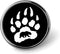 Bear Paw Brooch Pins for Men Women Fashion Round Badge Collar Pin Dress Jacket Bag Decor...