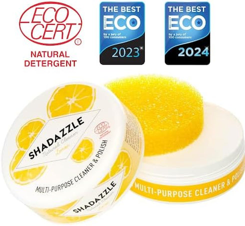 Shadazzle Natural All Purpose Cleaner and Polish – Eco Friendly Multi-Purpose Cleaning Product – Cleans, Polishes & Protects Any Washable Surface ...