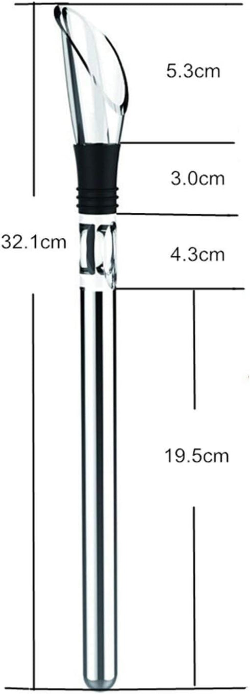 Wine Chiller, Aerator and Pourer: Enjoy a Glass of Perfectly Chilled Wine with the 3 in 1 Stainless Steel Wine Chill Rod. Everest Essentials Icele...