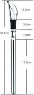 Wine Chiller, Aerator and Pourer: Enjoy a Glass of Perfectly Chilled Wine with the 3 in 1 Stainless Steel Wine Chill Rod. Everest Essentials Icele...