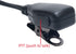 Walkie Talkie Headset with Mic PTT G Shape Headset Compatible with Cobra Microtalk PX650 Cxt195 Cx112 PX655 ACXT1035r ACXT145 ACXT545 RX385 RX685 ...