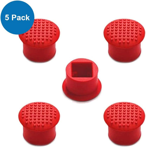 MMOBIEL 5 PCS Rubber TrackPoint Keyboard Mouse Red Cap with Soft Dome and Rim Laptop Pointer for Lenovo ThinkPad X/T/E / / L/P/Yoga Series...