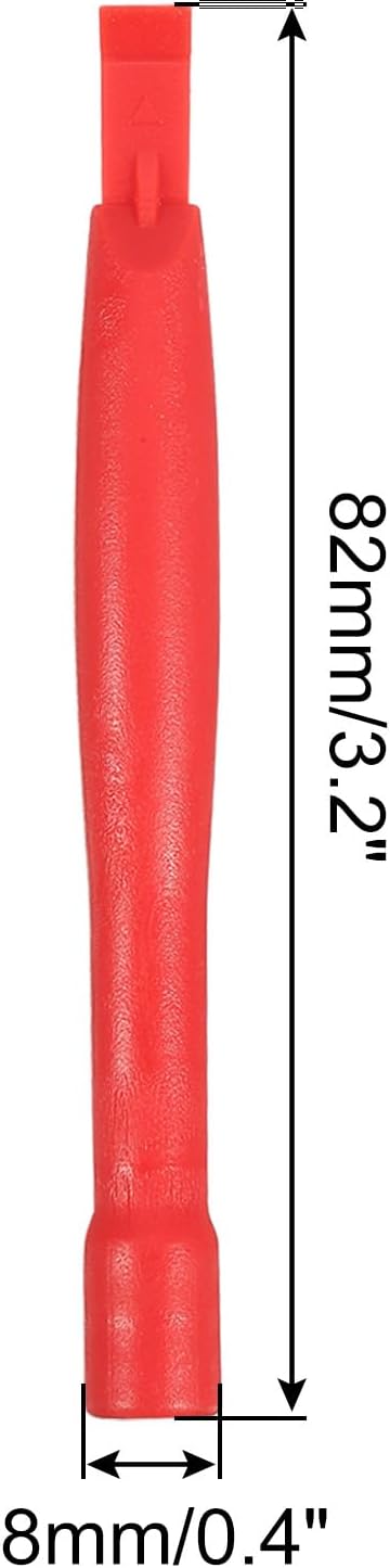 MECCANIXITY 10pcs Plastic Spudger Crowbar Professional Pry Bar Opening Repair Tools for Cellphone Mobile Phone Tablet Laptop PC, Red...
