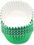 Standard Green Foil Cupcake Liners Muffin Baking Cups for Party and More, 100-Count...